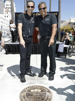Long Beach Walk of Fame inductees Helio Castroneves and Juan Pablo Montoya