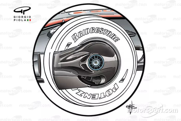 Tapacubo del McLaren MP4-23