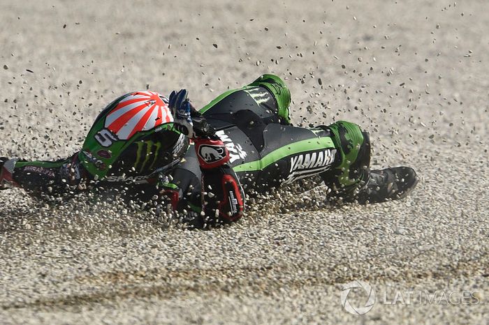 Johann Zarco, Monster Yamaha Tech 3 crash