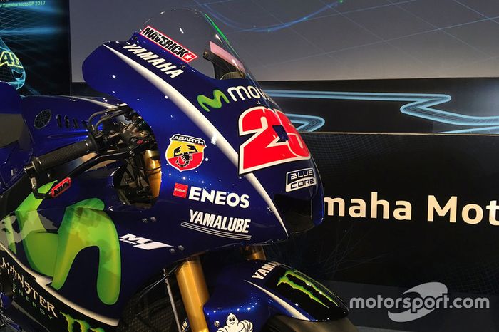 La moto de Maverick Viñales, Yamaha Factory Racing