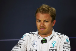 Nico Rosberg, Mercedes AMG F1 in the FIA Press Conference