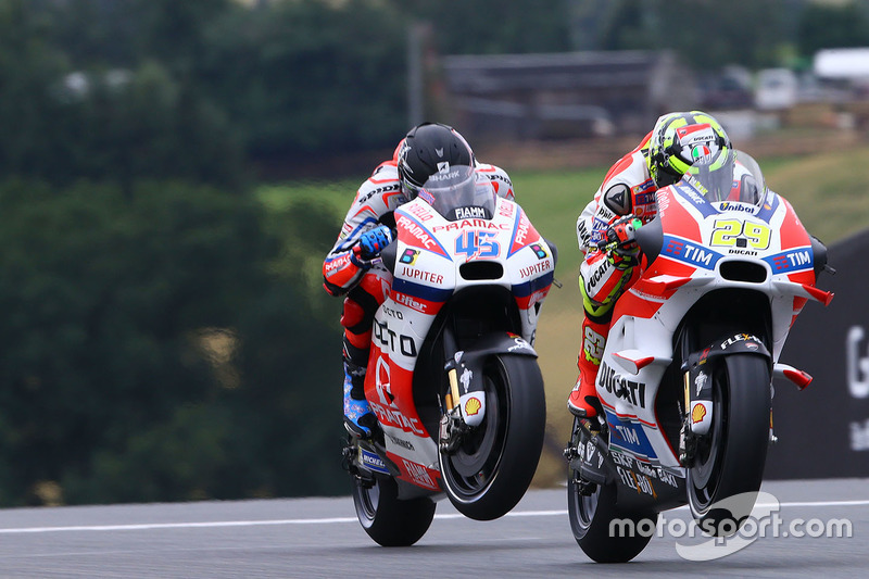 Andrea Iannone, Ducati Team e Scott Redding, Pramac Racing