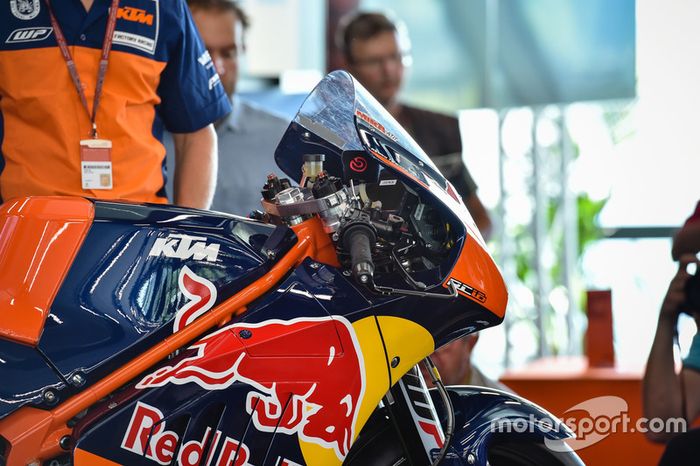 La moto KTM MotoGP, detalle