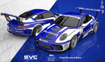Rendering della livrea di Francesco De Luca, AB Racing