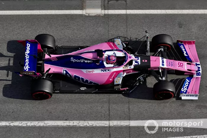 Lance Stroll, SportPesa Racing Point F1 Team RP19 with aero sensor