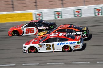 Parker Kligerman, Gaunt Brothers Racing, Toyota Camry Gaunt Brothers Racing Paul Menard, Wood Brothers Racing, Ford Mustang Motorcraft / Quick Lane Tire & Auto Center Martin Truex ., Joe Gibbs Racing, Toyota Camry Bass Pro Shops