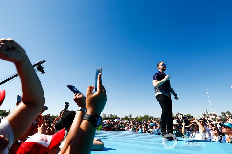 Leon Price, Team, Sporting manager, Envision Virgin Racing, festeggia sul podio
