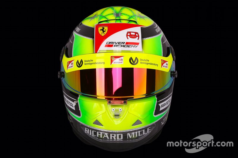 Helm von Mick Schumacher, Prema Racing
