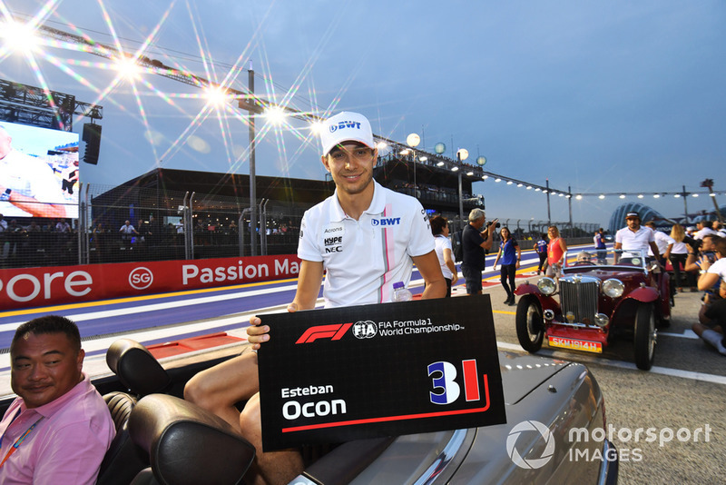 Versenyzői parádé Szingapúrból - F1 2018