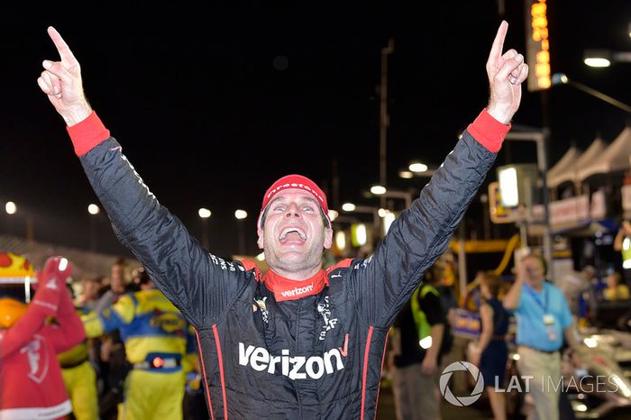 Will Power, Team Penske Chevrolet celebra en victory lane