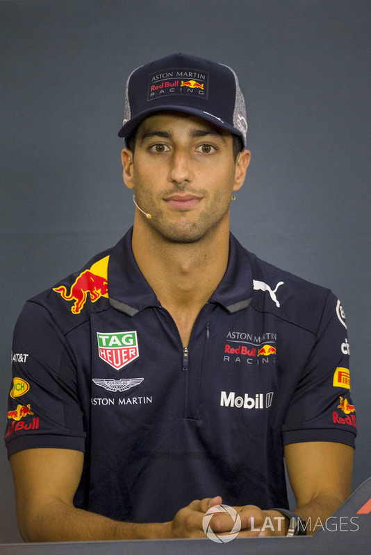Daniel Ricciardo, Red Bull Racing in the Press Conference