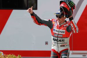 Podio: segundo, Jorge Lorenzo, Ducati Team
