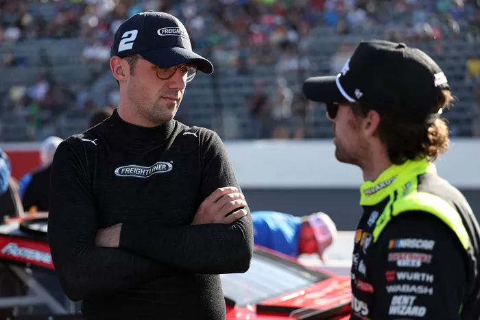 Austin Cindric, Team Penske Ford, Ryan Blaney, Team Penske Ford