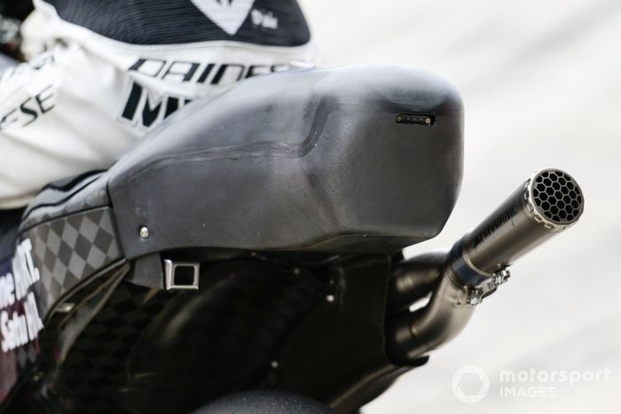 Detalles de la moto del equipo LCR Honda