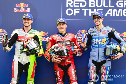 Marc Márquez, Equipo Ducati, Fabio Di Giannantonio, VR46 Racing Team, Alex Márquez, Gresini Racing
