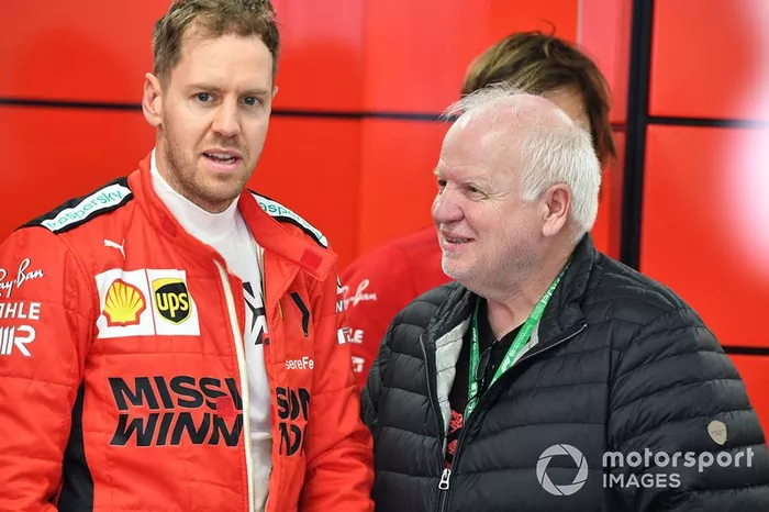 Sebastian Vettel, Ferrari and Norbert Vettel