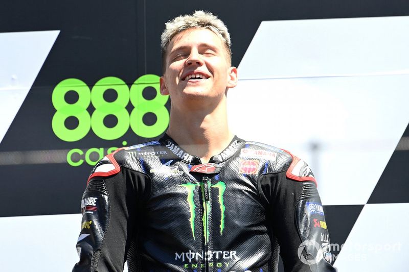 Podio: ganador Fabio Quartararo, Yamaha Factory Racing