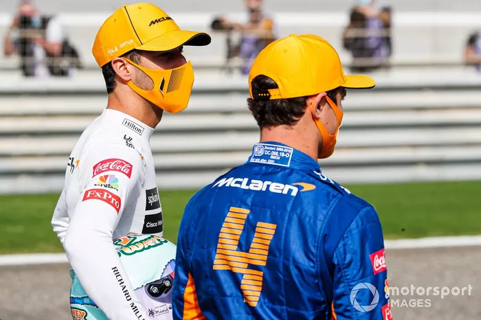 Daniel Ricciardo, McLaren y Lando Norris, McLaren
