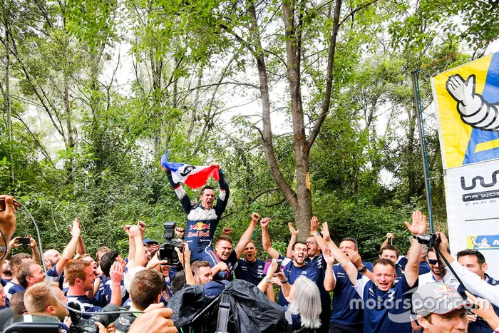 I Campioni 2018 del WRC Sébastien Ogier, Julien Ingrassia, Ford Fiesta WRC, M-Sport Ford