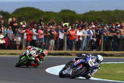 Sylvain Guintoli, Pata Yamaha et Tom Sykes, Kawasaki Racing Team