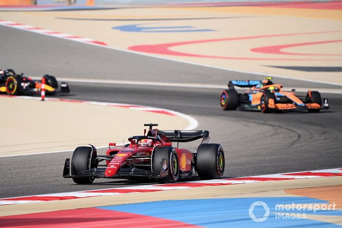 Charles Leclerc, Ferrari F1-75, Lando Norris, McLaren MCL36, Max Verstappen, Red Bull Racing RB18