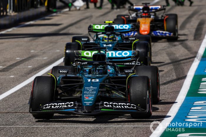 Lance Stroll, Aston Martin AMR24, Fernando Alonso, Aston Martin AMR24 