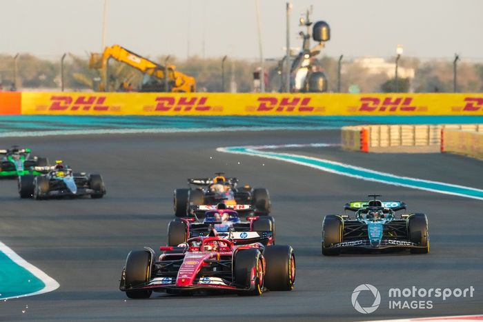 Kevin Magnussen, Haas VF-24, Charles Leclerc, Ferrari SF-24, Lance Stroll, Aston Martin AMR24, Liam Lawson, VCARB 01