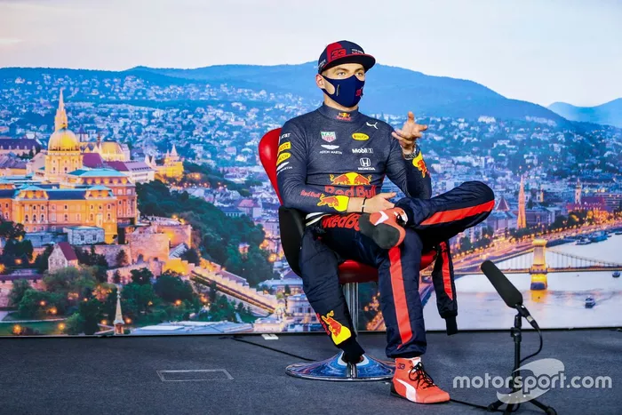 Max Verstappen, Red Bull Racing en la conferencia de prensa