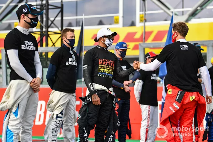 Nicholas Latifi, Williams Racing, Daniil Kvyat, AlphaTauri, Lewis Hamilton, Mercedes-AMG F1, Sebastian Vettel, Ferrari