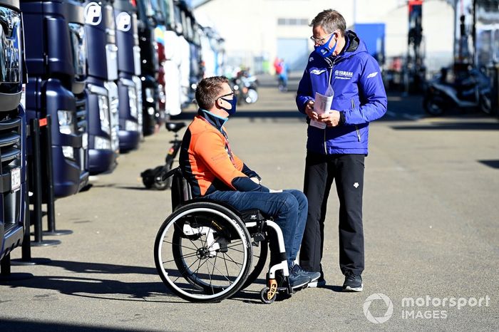 Pit Beirer, jefe KTM, Lin Jarvis, Yamaha Factory Racing