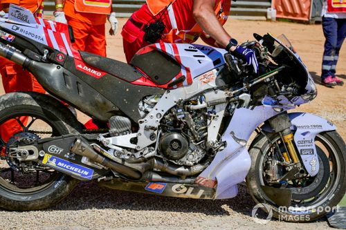 Alex Márquez, caída del Gresini Racing