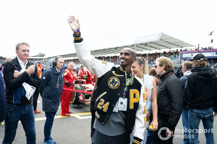 Sir Mo Farah en la parrilla