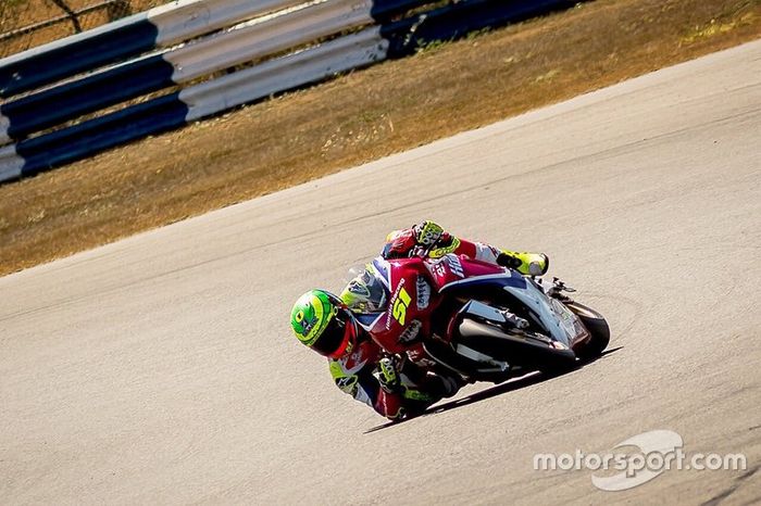Eric Granado durante prova do SuperBike Brasil em Interlagos