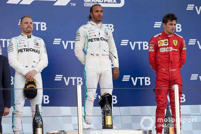17. Valtteri Bottas-Lewis Hamilton-Charles Leclerc: 6