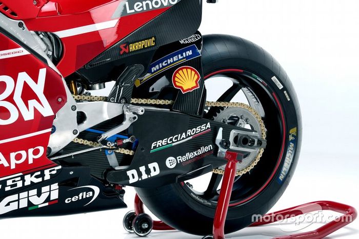 Detalles de la Ducati Desmosedici GP19