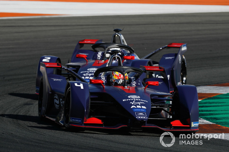 Robin Frijns, Envision Virgin Racing, Audi e-tron FE05, Sam Bird, Envision Virgin Racing, Audi e-tron FE05