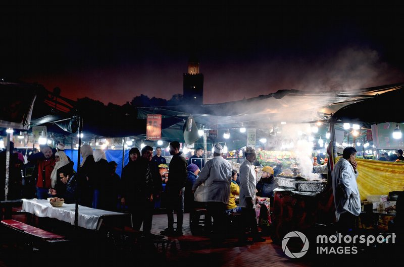 Suasana kota Marrakesh