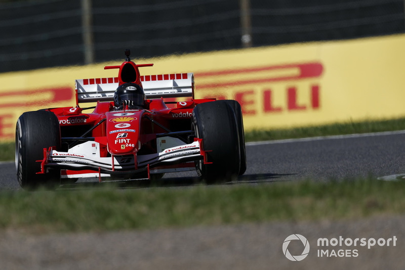 Ferrari lors des Legends F1 30th Anniversary Lap Demonstration
