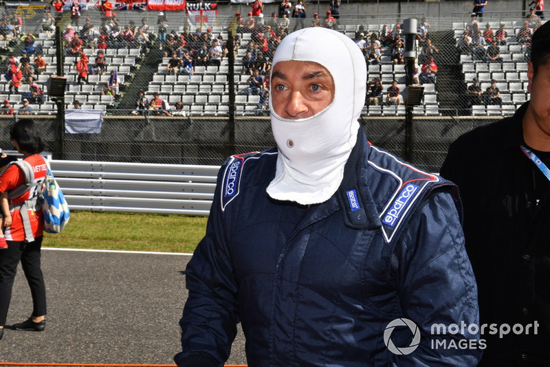 Jean Alesi lors des Legends F1 30th Anniversary Lap Demonstration