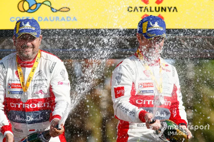 Ganadores Sébastien Loeb, Daniel Elena, Citroën World Rally Team Citroën C3 WRC