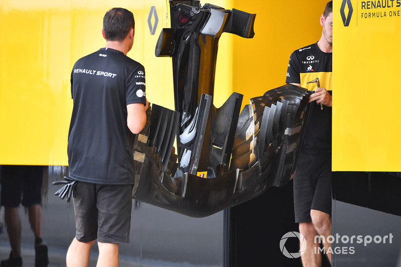 Renault Sport F1 Team R.S. 18 nose and front wing