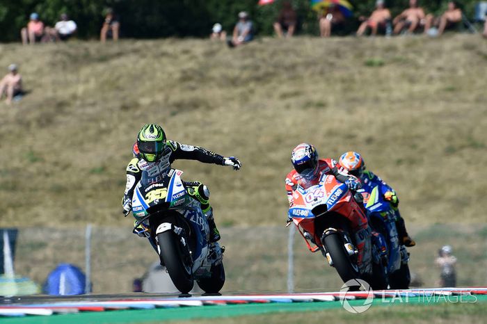 Cal Crutchlow, Team LCR Honda, waving his arm around