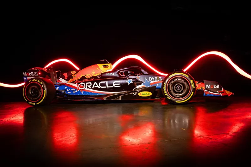 Red Bull RB19, livrée du GP des États-Unis