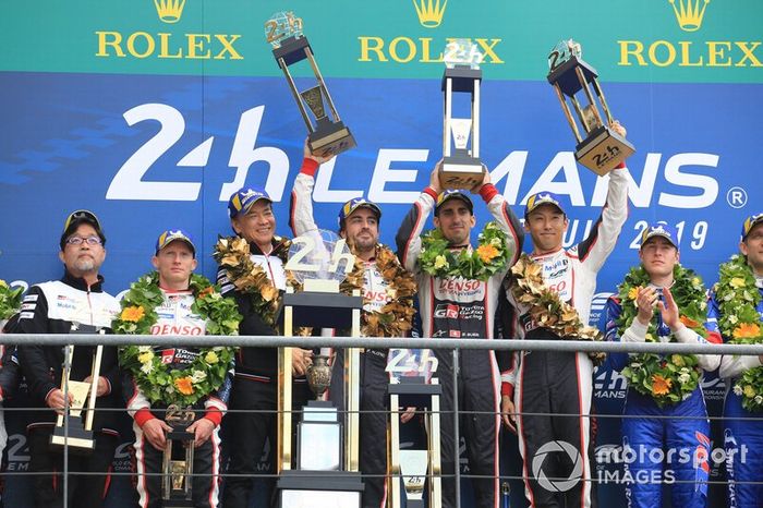 2018/19: Sébastien Buemi, Kazuki Nakajima y Fernando Alonso