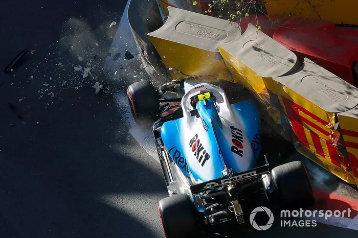 Robert Kubica, Williams crash