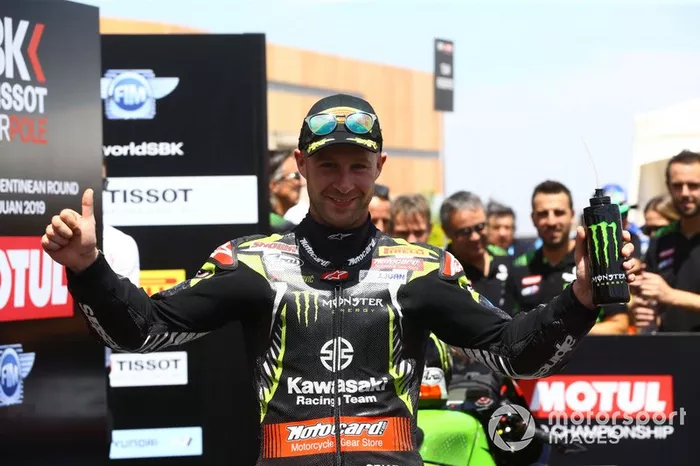 Polesitter Jonathan Rea, Kawasaki Racing Team