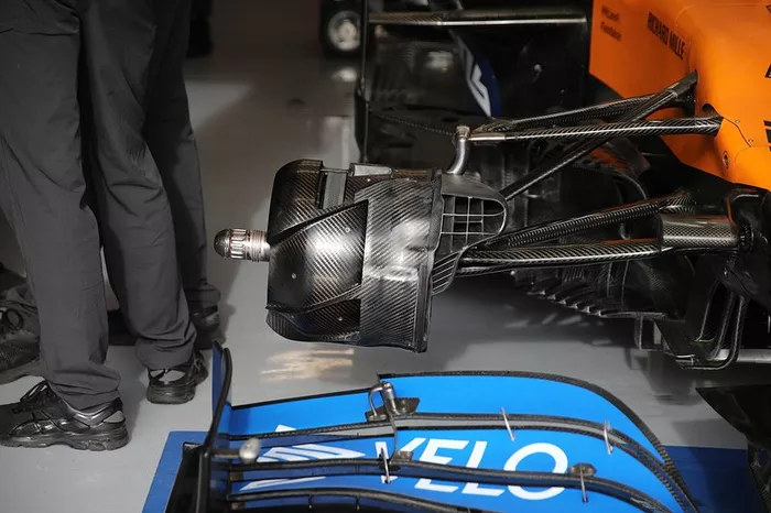 Los frenos del McLaren MCL35