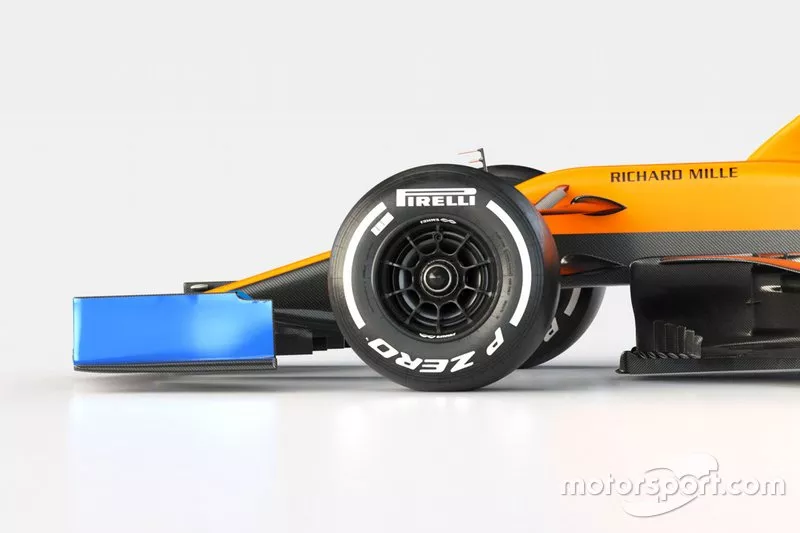 McLaren MCL35 detalle del frente