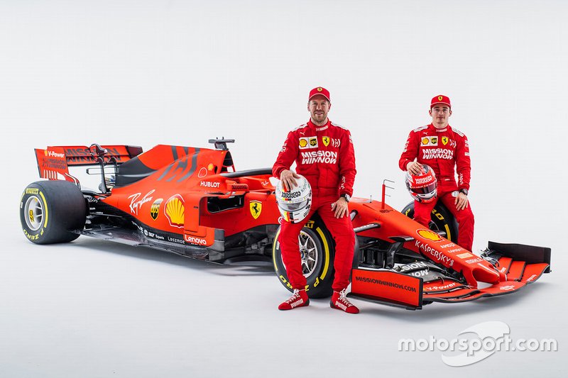 Charles Leclerc, Ferrari, Sebastian Vettel, Ferrari with the Ferrari SF90