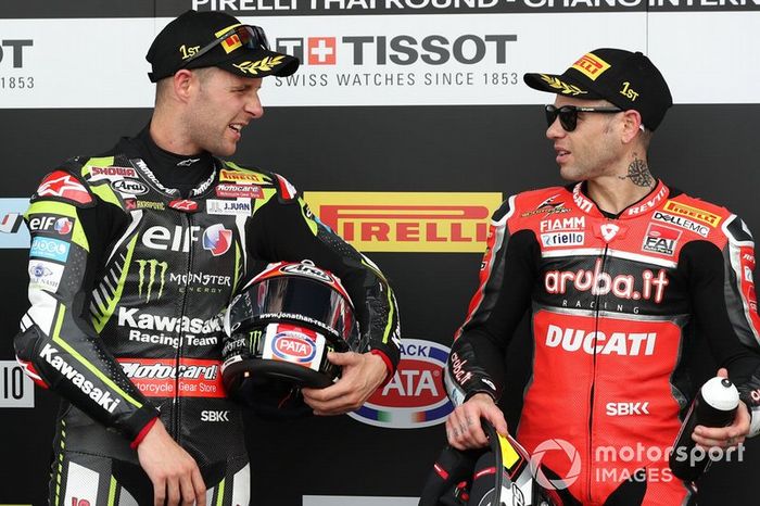 Jonathan Rea, Kawasaki Racing, Alvaro Bautista, Aruba.it Racing-Ducati Team
